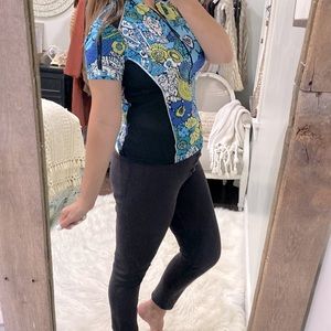 Colorful Patterned Women's Top